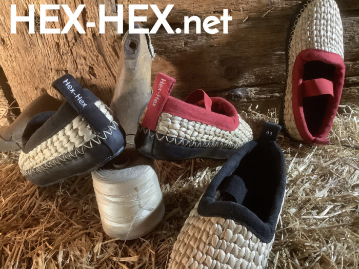 Strohschuhe | Schlauchsohle mit aufgeklebter Laufsohle – Bild 5