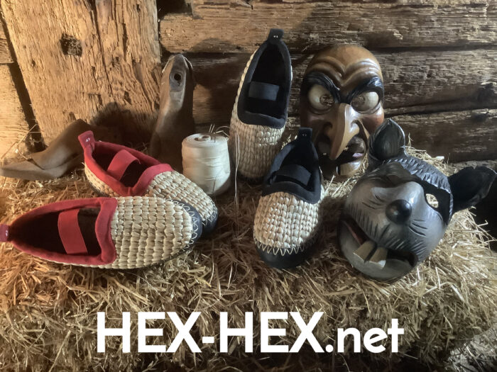 Strohschuhe | Schlauchsohle mit aufgeklebter Laufsohle – Bild 7